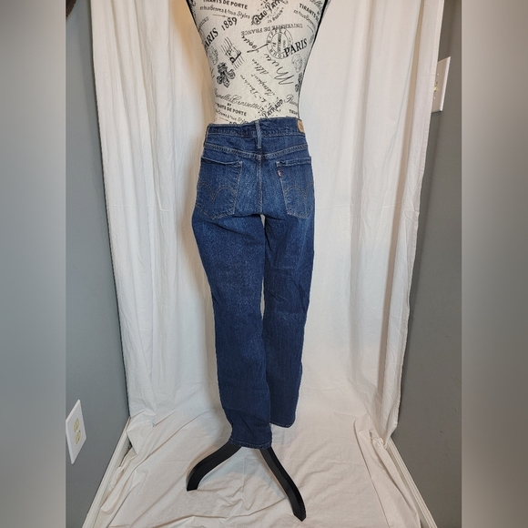 Levis 505 Womens Straight Leg Jeans - Picture 4 of 7